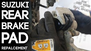 Rear Brake Pad Replacement: Suzuki Dual Sport and Dirt Bike | How To Replace DR350SE Rear Pads