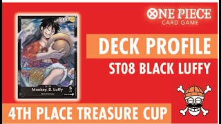 4TH PLACE  ST08 Black Luffy - One Piece TCG Deck Profile | adakai.tcg