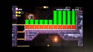 New Super Mario Bros. U Deluxe - World 6-Tower: Grinding-Stone Tower (Secret Exit)