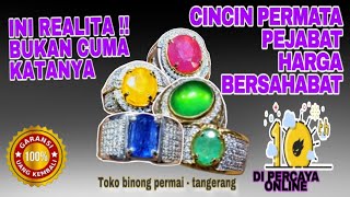 INI REALITA BUKAN CUMA KATANYA ‼️ Cincin permata pejabat harga bersahabat