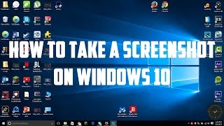 How to take screenshots in windows 10