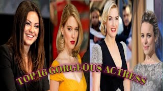 Top 16 Beautiful Hollywood Actress | Top Famous Hollywood Actress | Top Gorgeous Actress