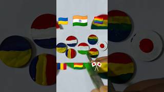 Coin Flag Painting Great indian flag painting  How to draw Indian Flag #shortsfeed #shorts #viral