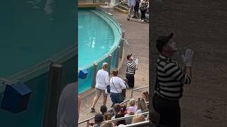 SeaWorld Mime Rob Going Over The Rules Of The Show #shorts #funny #short