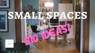 Small Space Decorating & Organizing Tips