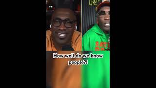 How well do we know people?! #shayshay #clubshayshay  credit to Shannon sharpe and Chad Johnson