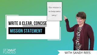 Write a Clear Concise Mission Statement