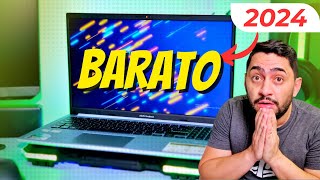 Notebook BOM e BARATO 2024 Pra ESTUDAR, TRABALHAR e JOGAR / ASUS VivoBook