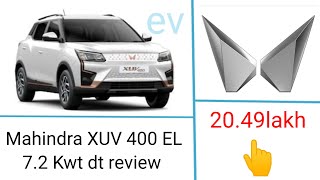 Mahindra XUV 400 EL 7.2kwt dt review