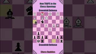 New TRAPS 🔴 EXAMPLE 50 || Gruenfeld Defense #newchesstraps #newtraps #chess