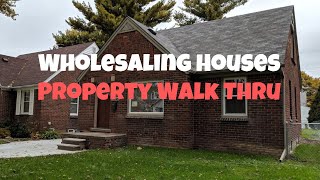 Wholesale Property Walk-through - Example