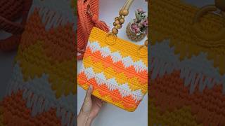 ⬆️ Watch the full video here #crochet #crochetbag