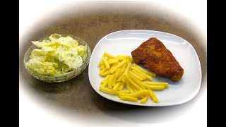 Cordon bleu mit Pommes