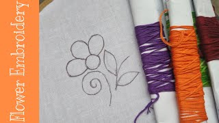 Hand Embroidery Amazing Flower Embroidery, Flower Embroidery for Dresses