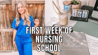 FIRST WEEK OF NURSING SCHOOL | online edition