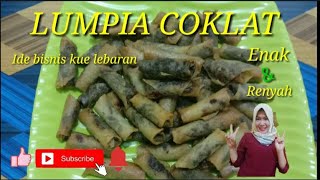 CARA MEMBUAT  LUMPIA COKLAT ENAK DAN GARING || IDE JUALAN