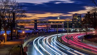 New York City Sunset Timelapse 4K - Muse