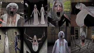 Slendrina's Mom in all DVloper Games - Slendrina Asylum Slendrina The Forest, Granny 1 &+