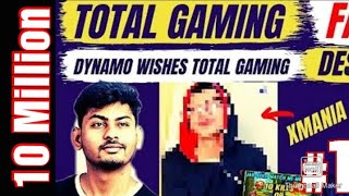 Dynamo reaction on Total Gaming 10Million || Total gaming completed 10 million Subscribers