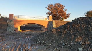 THE NEW BRIDGE ON THE MONTYGOMERY CANAL  SCHOOLHOUSE  BRIDGE   OVER  THE LAST YEAR 2023