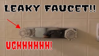 Two Handle Shower Faucet Repair: Let's Fix This Annoying Leaky Faucet!!!