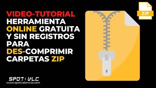 Cómo descomprimir archivos ZIP o cómo crear una carpeta ZIP de manera online, gratis y sin registros