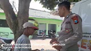 POLSEK KANDANGAN GIAT BINKONSELING PSIKOLOGI KEPADA TOKOH PEMUDA