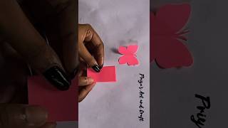 How to make paper Butterfly #youtubeshorts #viralvideo #shorts #craftideas #craft