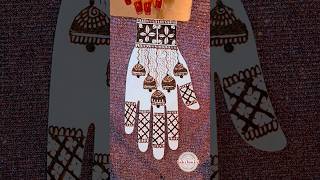 Henna scraping ASMR || Top trending mehndi design || #asmr #tiktok #viral #shorts #mehndi