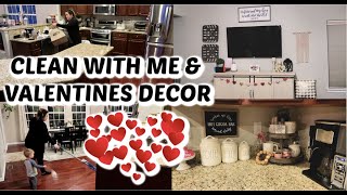 VERY PREGNANT REAL LIFE CLEAN WITH ME // VALENTINE DECOR HOME TOUR 2019 // MAMA APPROVED