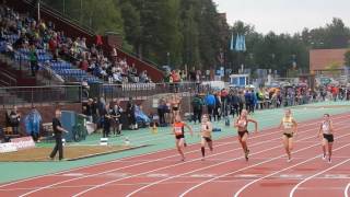 Joensuun eliittikisat 30.7.2016, Jasmina Venäläinen 100 m 13,50