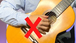 Should right hand pinky be on the soundboard? | How to Improve on Classical Guitar | Q & A