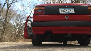 VW Mk2 1.8 8v Techtonics 2.25" Sound Test