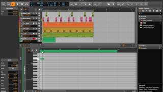 110 BPM Groove in Bitwig 2.0