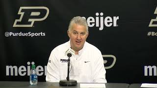 Matt Painter Postgame Interview vs. Xavier (Nov. 13, 2023)