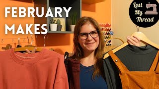 February Sewing Round Up