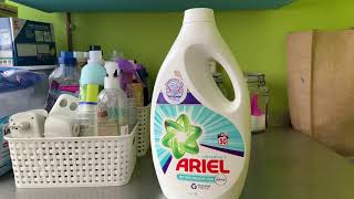 60* comforters wash, Ariel Febreze liquid and Garden of Eden review