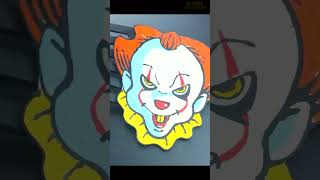 How to make Pennywise Pancake Art #Shorts