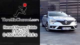 Renault Megane Estate dCi 130 acceleration - ThrottleChannel.com