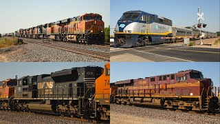 Mini Chase of the H-RICBAR in the Central Valley Featuring NS 8102 "Pennsylvania"