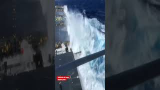 Rough sea 🌊🤯 10k views #deckcadet #lifeatsea #sealife #dangerous