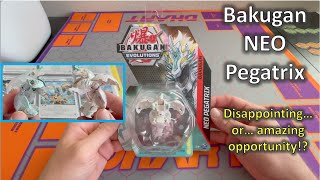 Bakugan Haos Neo Pegatrix - Disappointment or Opportunity!? Unboxing Reaction