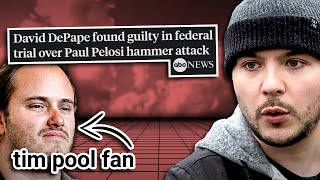 Tim Pool TERRIFIED That His Fan Cited Him in Court Testimony