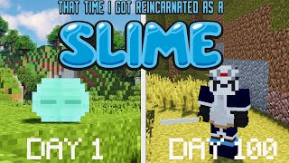 I Survived 100 Days as Rimuru Tempest in That Time I Got Reincarnated as a Slime Mod Minecraft......