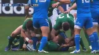 Brian O'Driscoll Yellow Card For Stamping