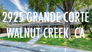 SOLD! 2925 Grande Corte Walnut Creek, CA