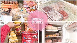 Compras da semana! Organizando as carnes no congelador!