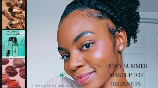 Summer Everyday Makeup ☀️| Beginner Friendly| Brownskin