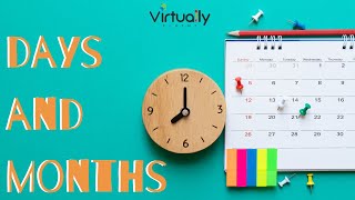 Days of the Week and Months of the Year in English (Beginners English)