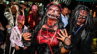 Bangkok Khaosan Halloween 2024 รวมพล คนพันธุ์หลอน 31 ตุลาคม [ 4K HDR ]